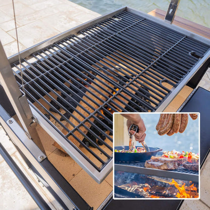 Backyard Discovery Heavy-Duty Argentine Santa Maria Heritage Wood Fire and Charcoal BBQ Grill