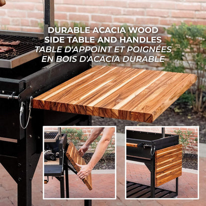 Backyard Discovery Heavy-Duty Argentine Santa Maria Wood Fire And Charcoal BBQ Grill With Brasero