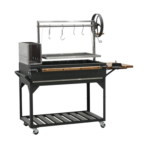 Backyard Discovery Heavy-Duty Argentine Santa Maria Wood Fire And Charcoal BBQ Grill With Brasero