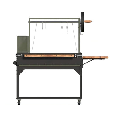 Backyard Discovery Heavy-Duty Argentine Santa Maria Wood Fire And Charcoal BBQ Grill With Brasero