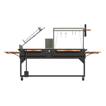 Backyard Discovery Extra-Large Argentine Santa Maria Wood Fire And Charcoal BBQ Grill With Brasero