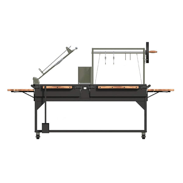 Backyard Discovery Extra-Large Argentine Santa Maria Wood Fire And Charcoal BBQ Grill With Brasero