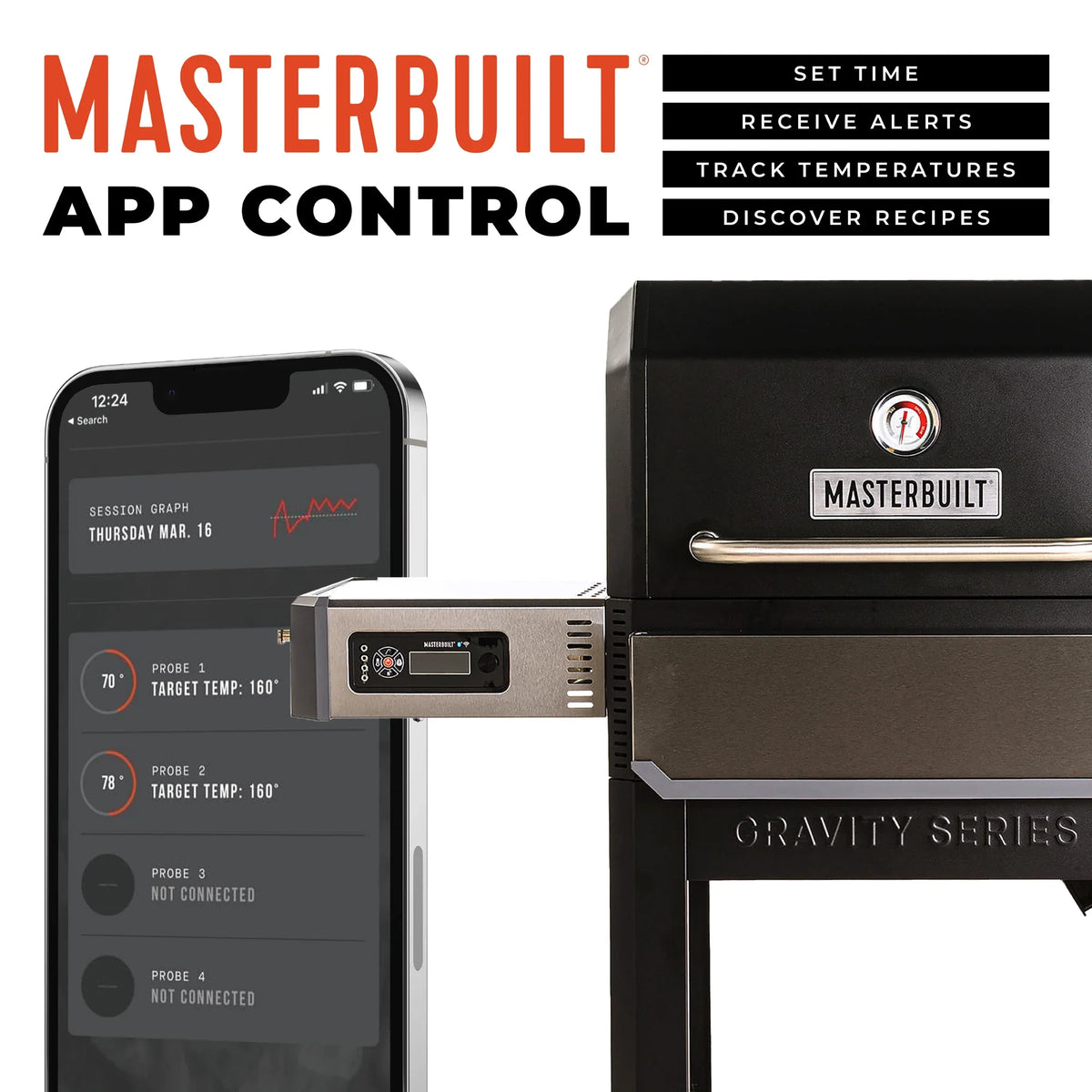 Gravity Series® 1050 Digital Charcoal Grill + Smoker