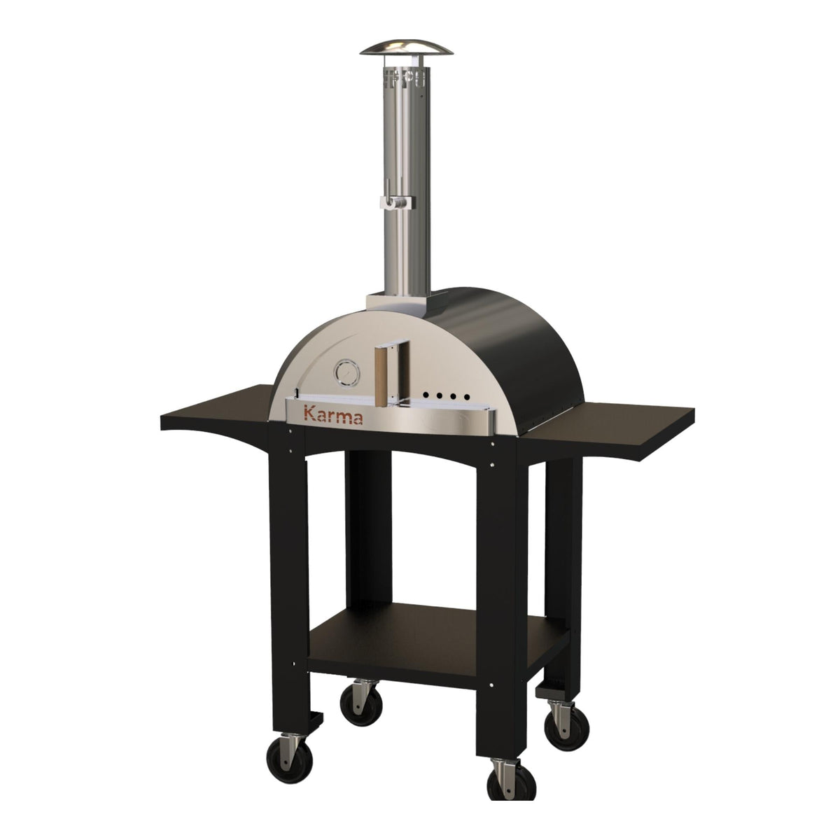 Karma 25 Colored Wood-Fired Oven With Stand/ Cart