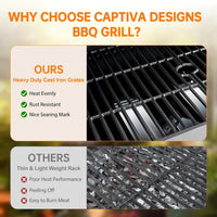 Propane Gas Grill Built for Backyard Cooking, 4 Burner, 48,500 BTU, Side Burner, Stainless Steel
