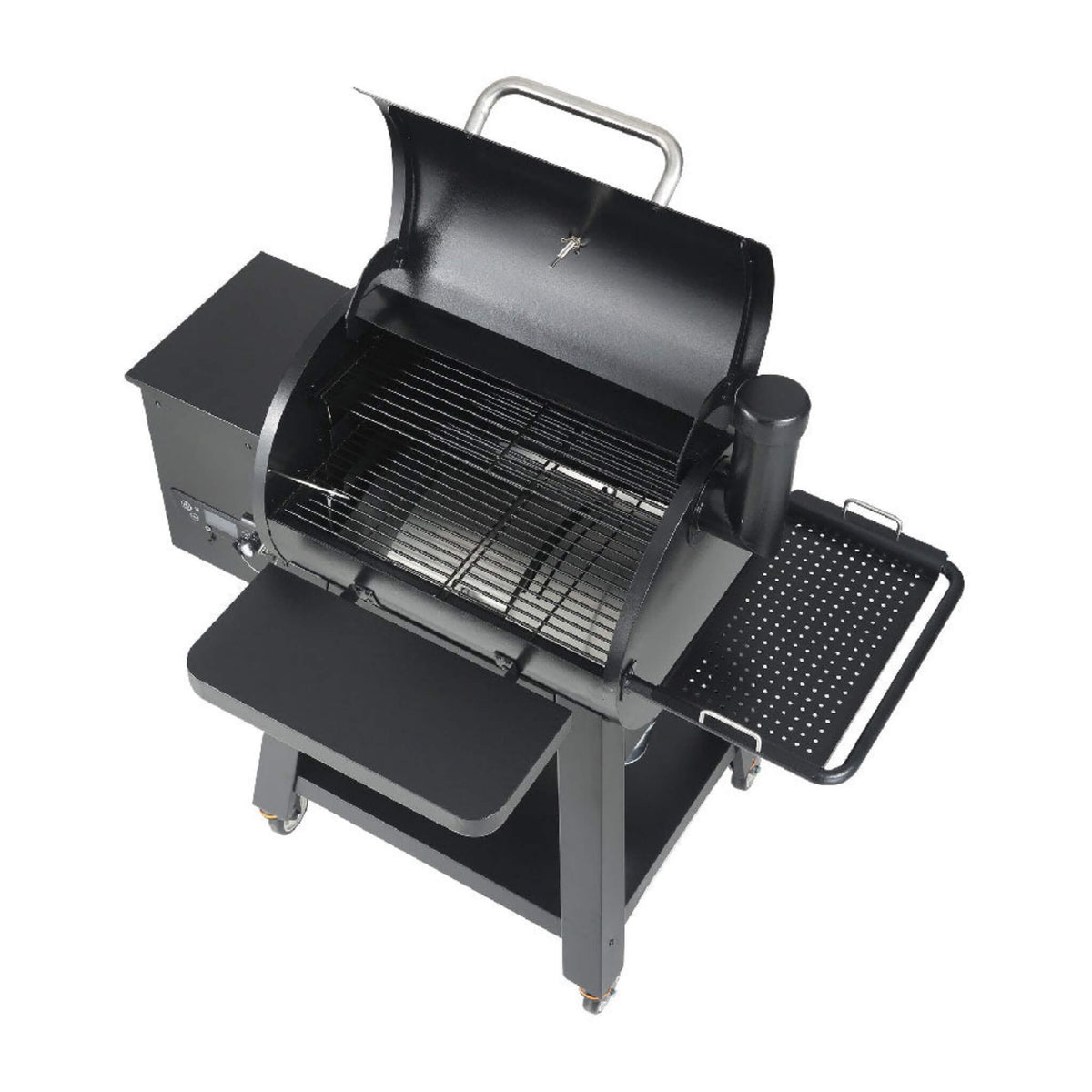 53-Inch Heavy-Duty Portable Wood Pellet BBQ Grill With Cart