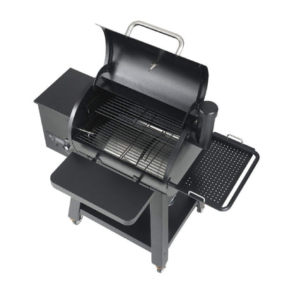 53-Inch Heavy-Duty Portable Wood Pellet BBQ Grill With Cart