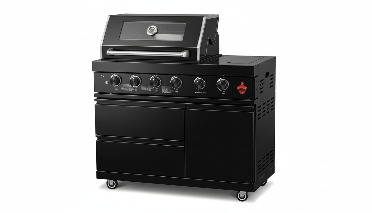Youla Outdoor Products 46-Inch Stainless Steel Outdoor BBQ Grill