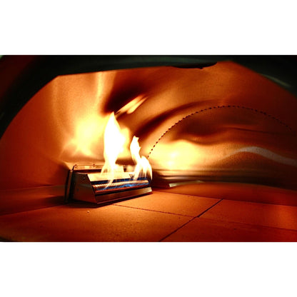 WPPO LLC Direct Traditional 25" Dual Fueled Pizza Oven With Gas Attachment- Wood and Gas Powered