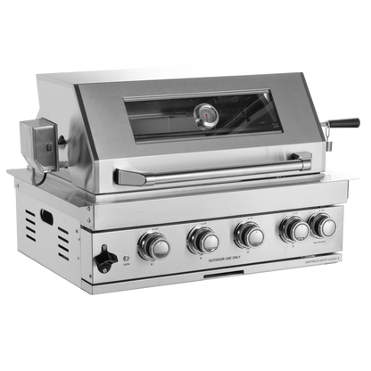 LUXEYARD NL-4B02-W Four Burner Gas Grill, 48000 BTU Stainless Steel Built-In Grill