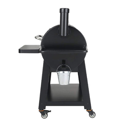 62-Inch Heavy-Duty Portable Wood Pellet BBQ Grill With Cart