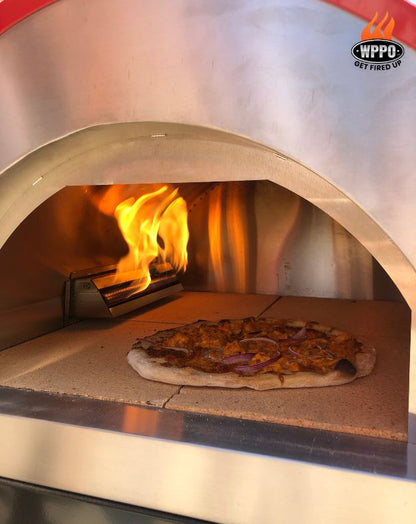 WPPO LLC Direct Traditional 25" Dual Fueled Pizza Oven With Gas Attachment- Wood and Gas Powered