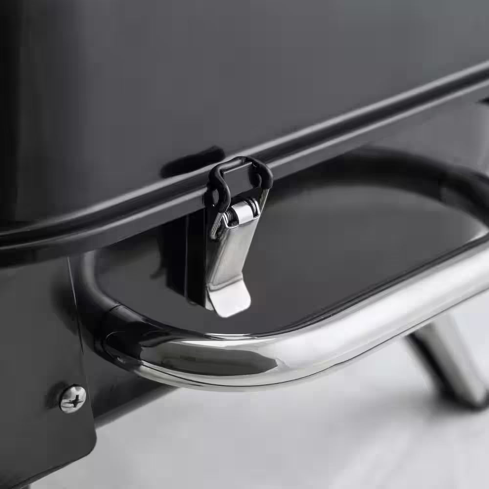2-Burner Retro Portable Propane Gas Grill in Black