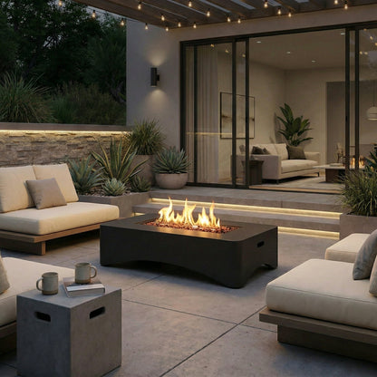 56" Propane Fire Pit Table