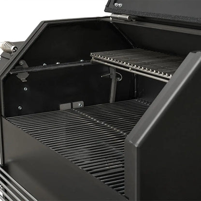 Ys640S Pellet Grill on Competition Cart