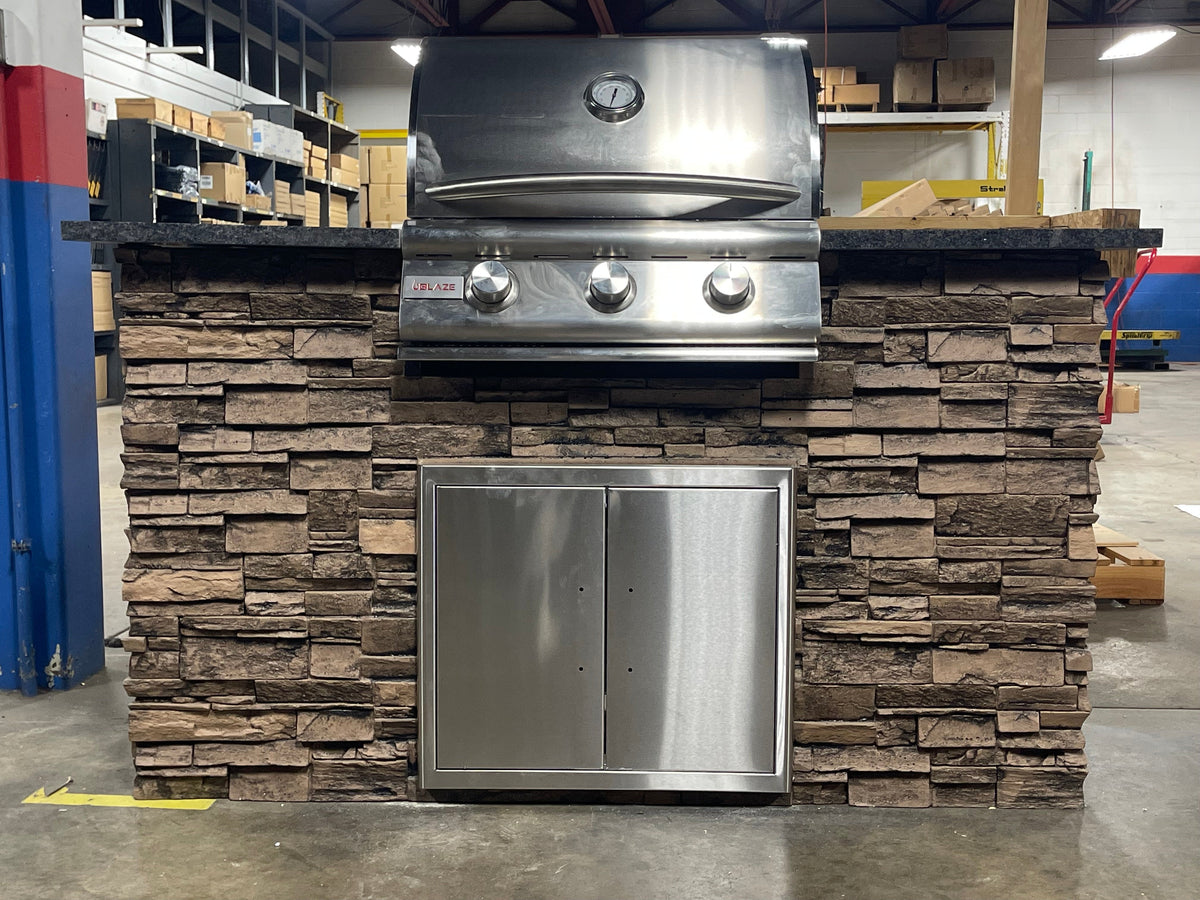 WPPO LLC Direct 5' Outdoor Kitchen with Blaze Grill