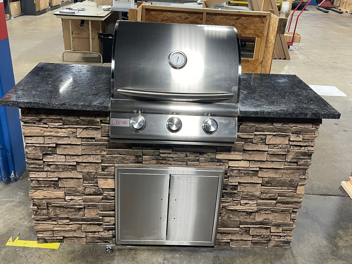 WPPO LLC Direct 5' Outdoor Kitchen with Blaze Grill