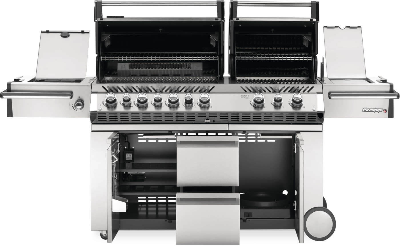 Classic Prestige® PRO 825 RSBI with Power Side Burner, Infrared Rear & Bottom Burners