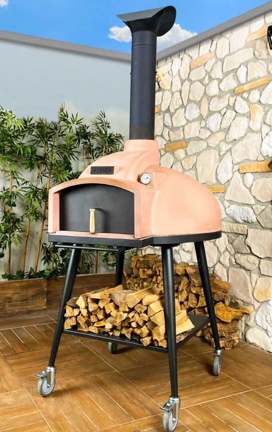 WPPO LLC Direct Wood Fired, Stone Oven for Bread not Just Pizza! Red Rock 100