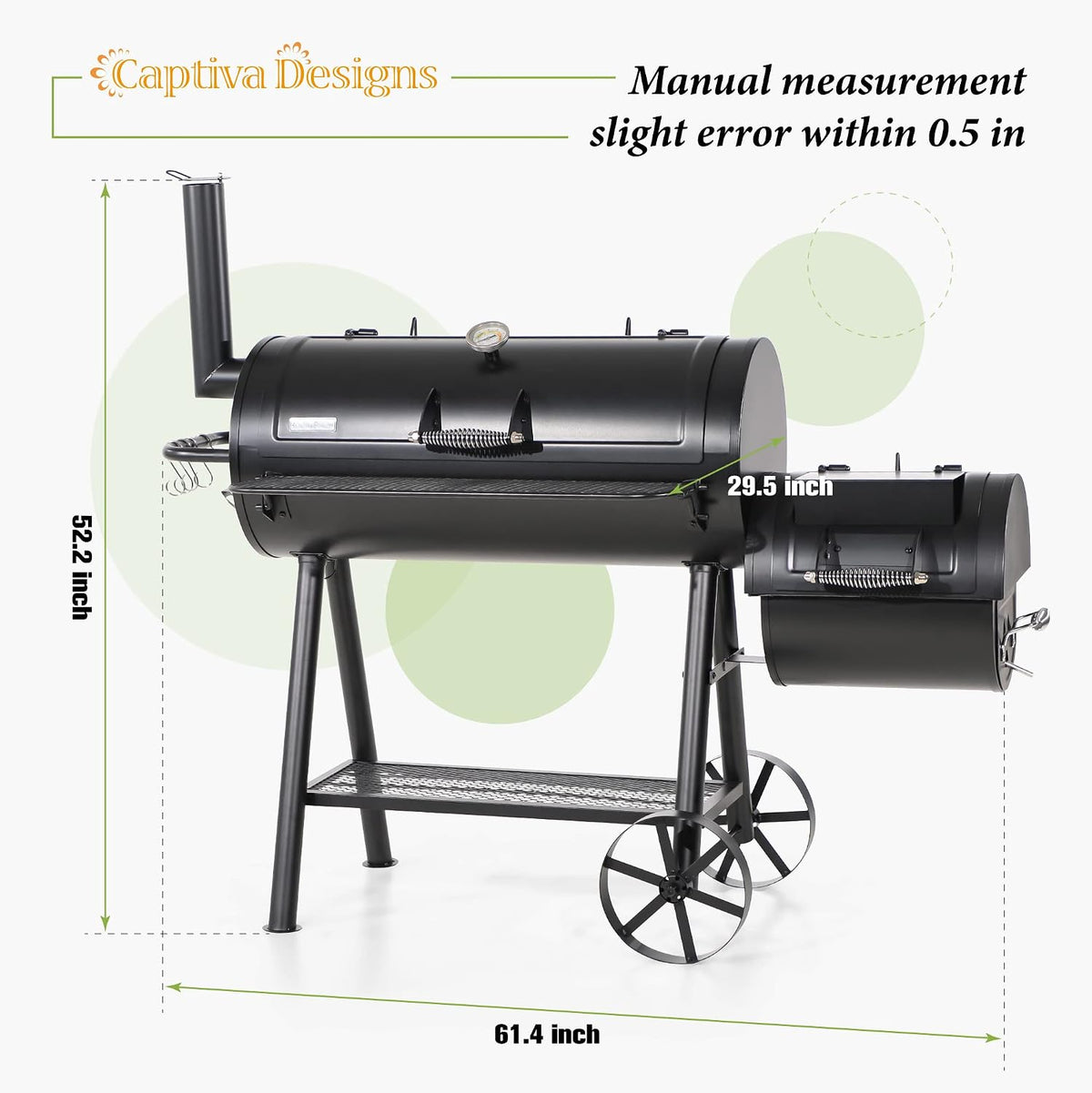 Smoker Grill Extra Large Outdoor Charcoal Barbecue Grill