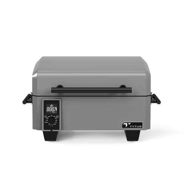 Tytus Emberwood Portable Pellet Grill and Smoker in Gunmetal Gray