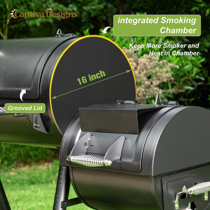 Smoker Grill Extra Large Outdoor Charcoal Barbecue Grill