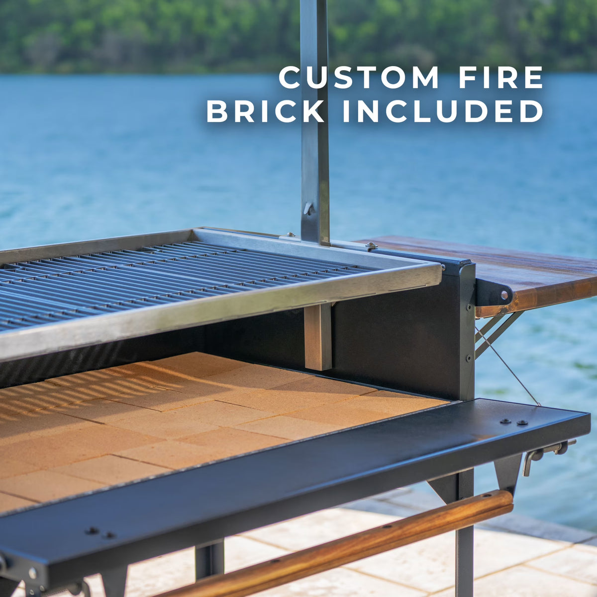 Argentine Santa Maria Heritage Wood Fire & Charcoal Grill, Fire Bricks