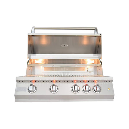 KoKoMo 32-Inch Premium 72K BTU Professional 4-Burner Built-In Gas Grill [KO-PRO-4BG]