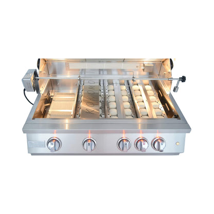 KoKoMo 32-Inch Premium 72K BTU Professional 4-Burner Built-In Gas Grill [KO-PRO-4BG]