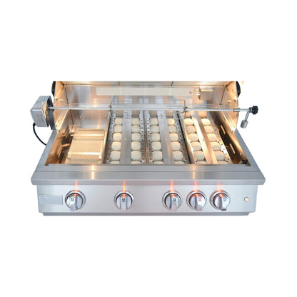 KoKoMo 32-Inch Premium 72K BTU Professional 4-Burner Built-In Gas Grill [KO-PRO-4BG]