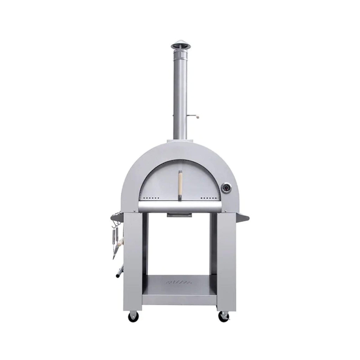 KoKoMo Grills Premium 32-Inch Stainless Steel Wood-Fired Pizza Oven [KO-PIZZAOVEN]