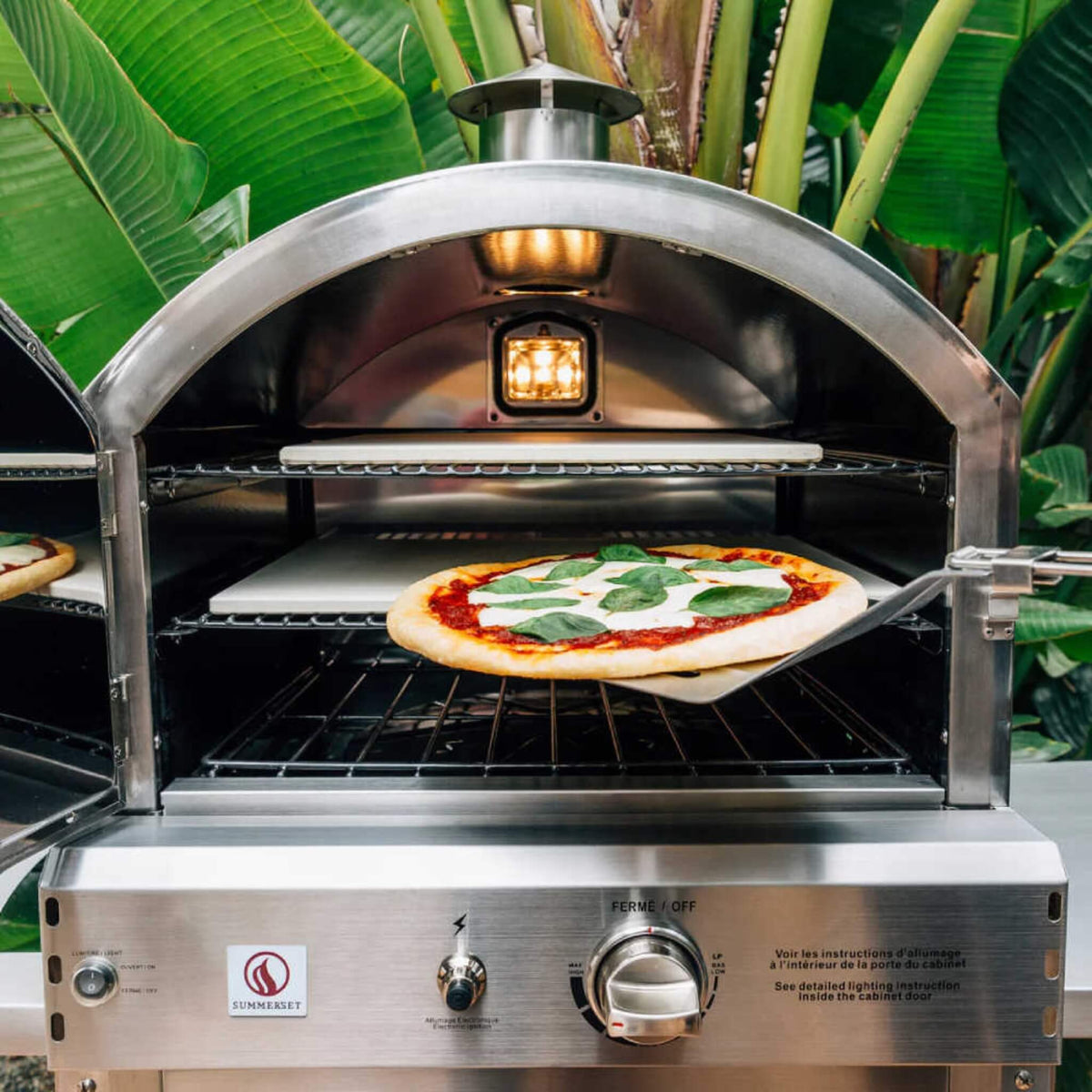 Summerset 60-Inch Outdoor Freestanding Gas Pizza Oven [SS-OVFS-LP/NG]