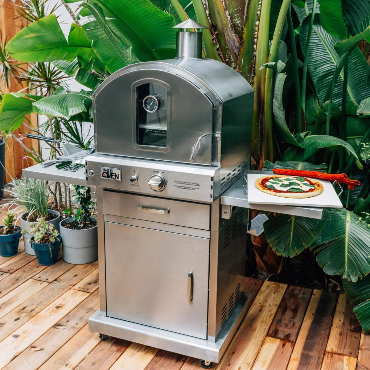 Summerset 60-Inch Outdoor Freestanding Gas Pizza Oven [SS-OVFS-LP/NG]