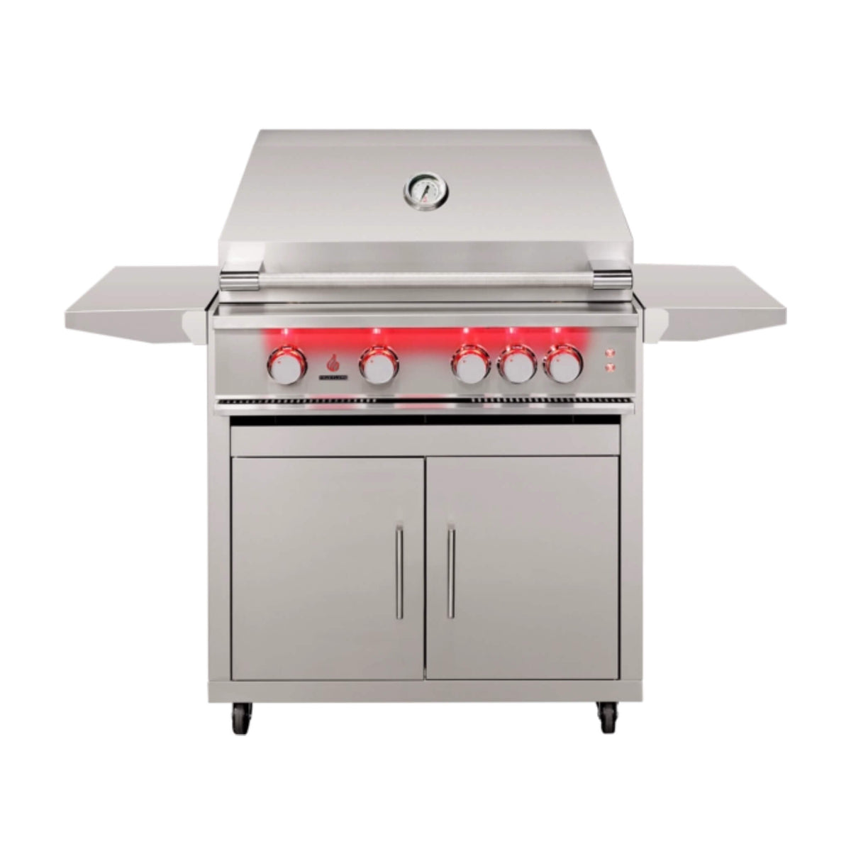 TrueFlame Built-In Stainless Steel Freestanding Gas Grills With Deluxe Cart [TF25/32/40]